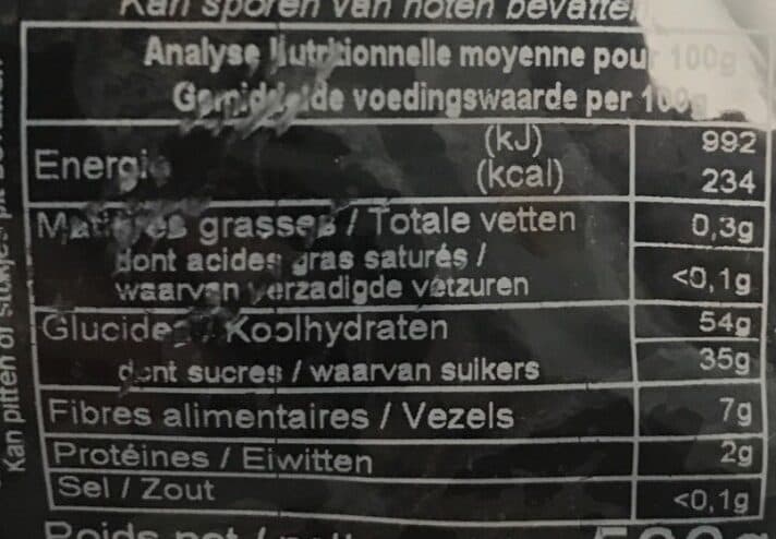Le sillon Pruneaux Dénoyautées packshot