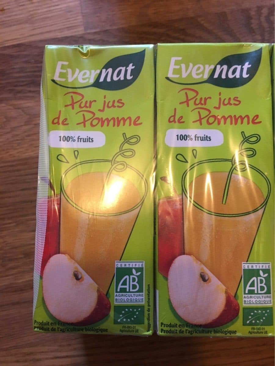 Evernat Pur jus de pomme packshot