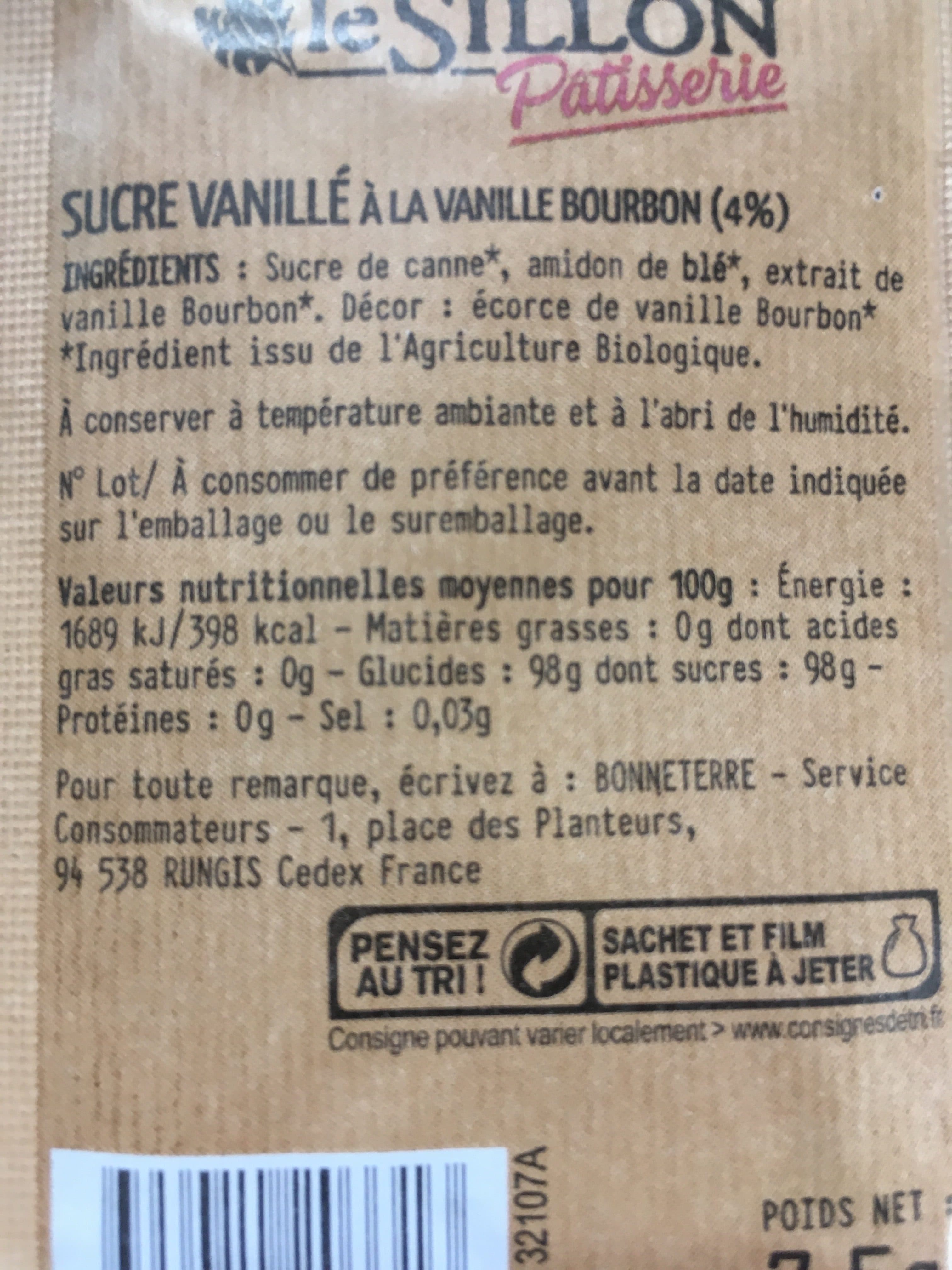 Le Sillon Sucre Vanillé packshot