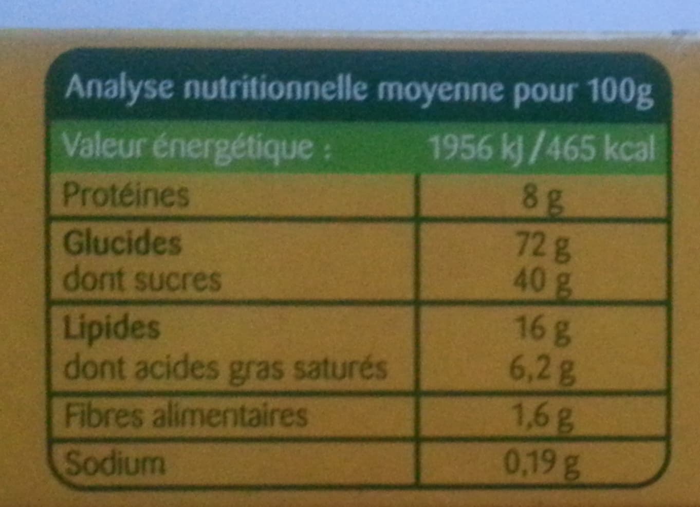 Bonneterre Langues de Chat packshot