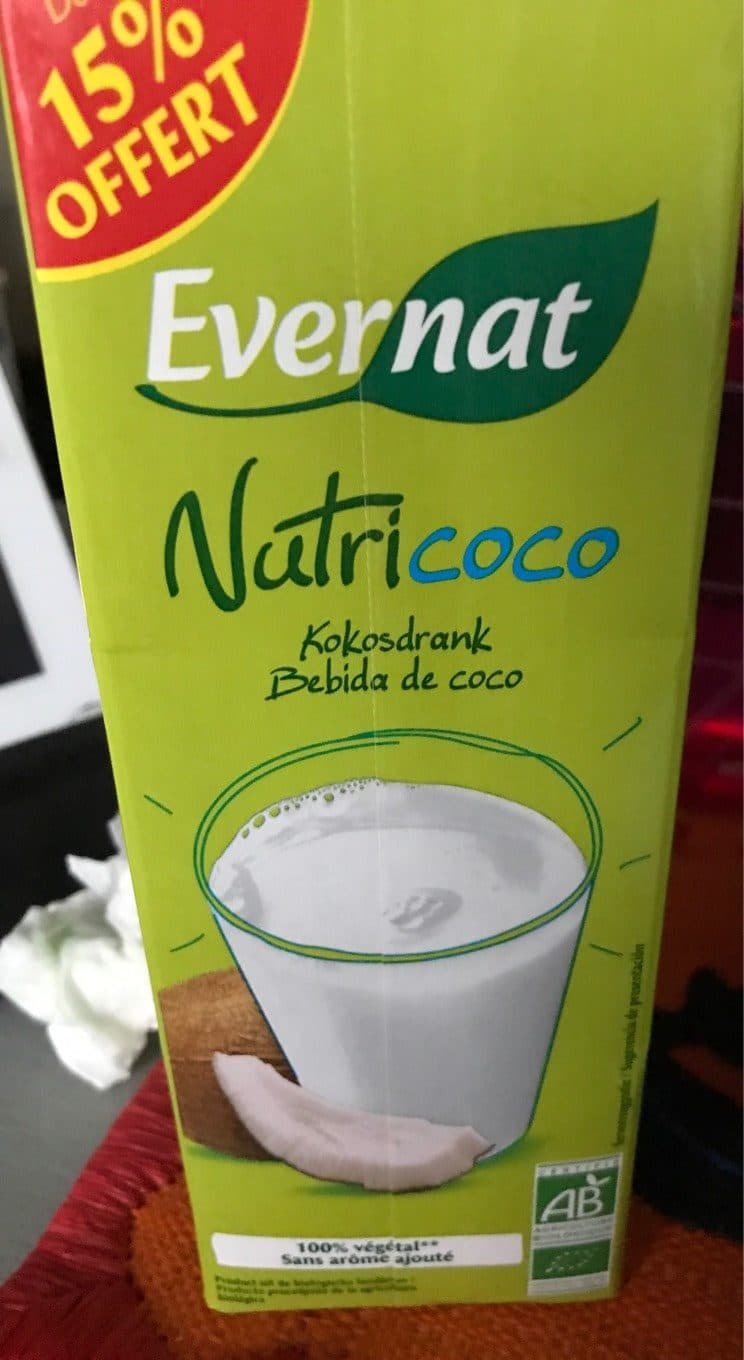 Evernat Boisson coco packshot
