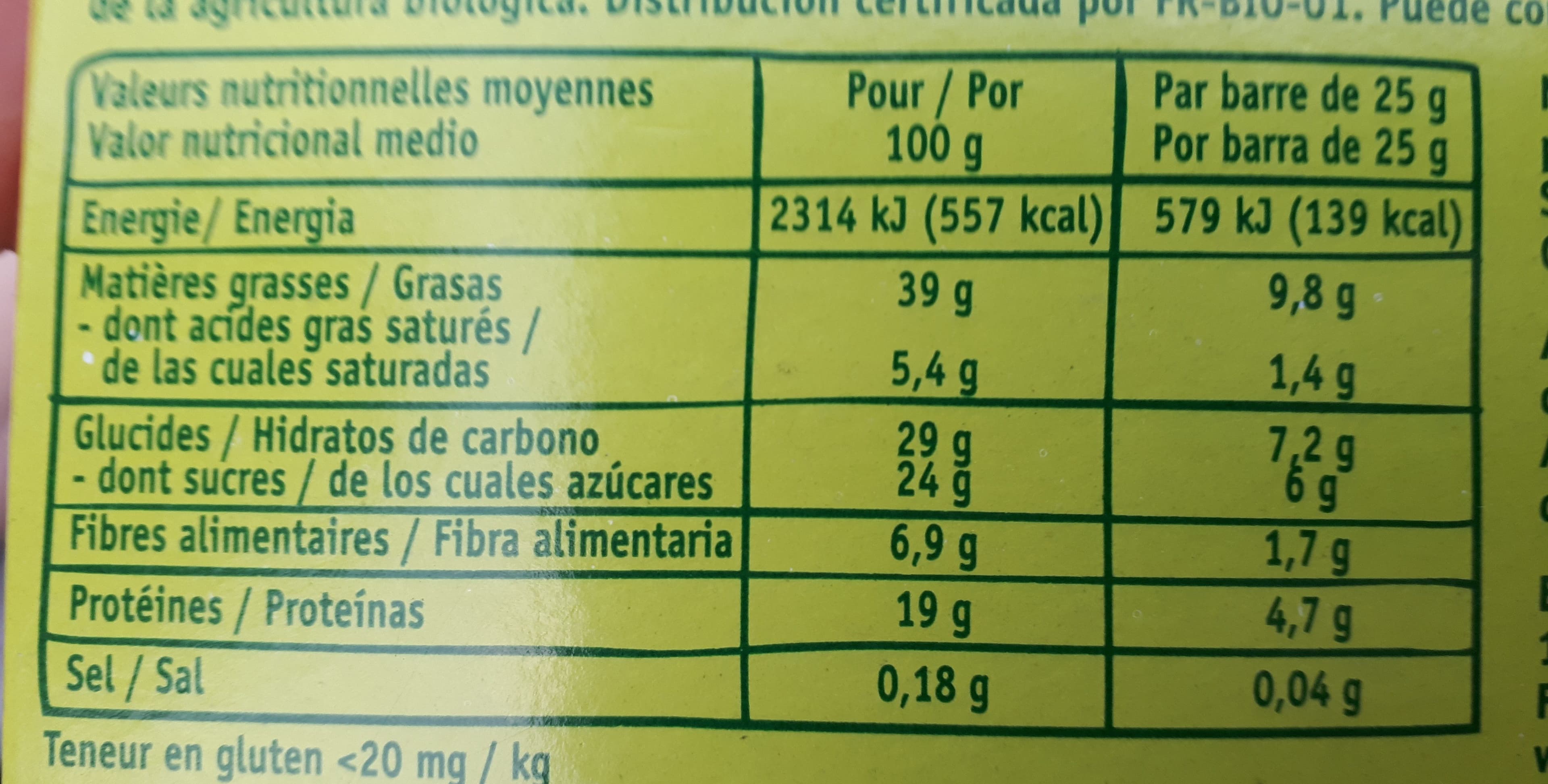 Evernat Barres Sésame Cranberries packshot