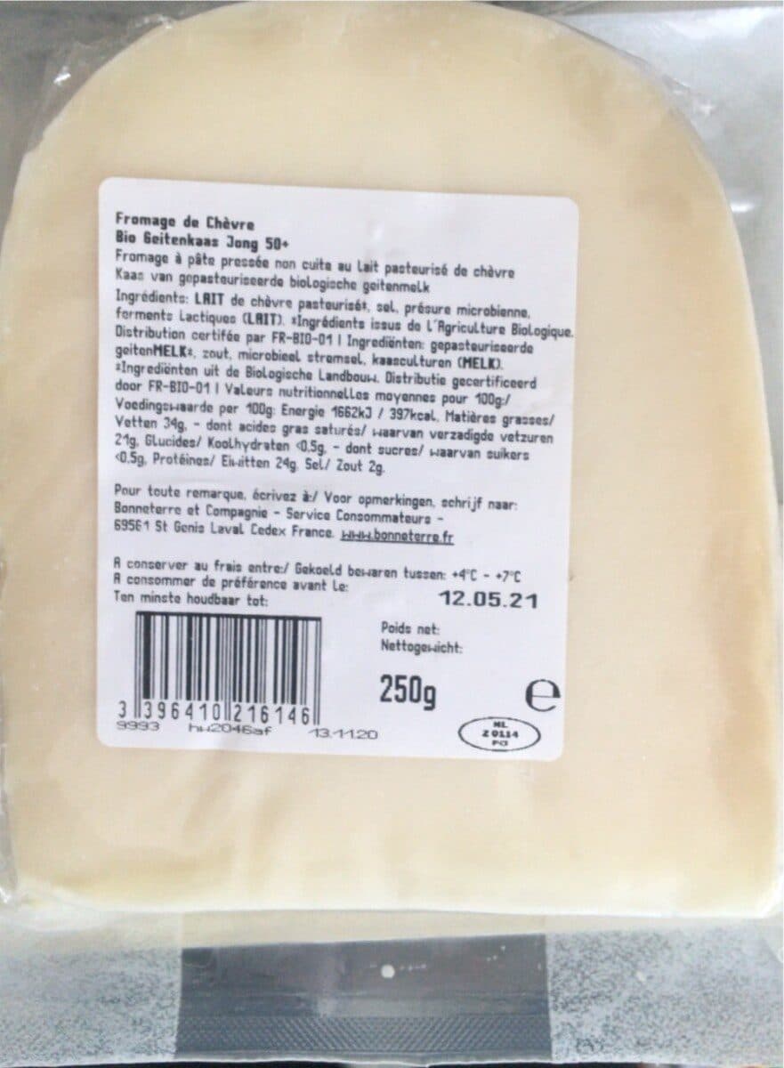 Bonneterre Fromage de chèvre packshot