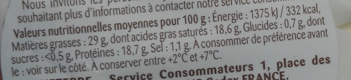 Bonneterre Le Petit Tendre (29 % MG) packshot