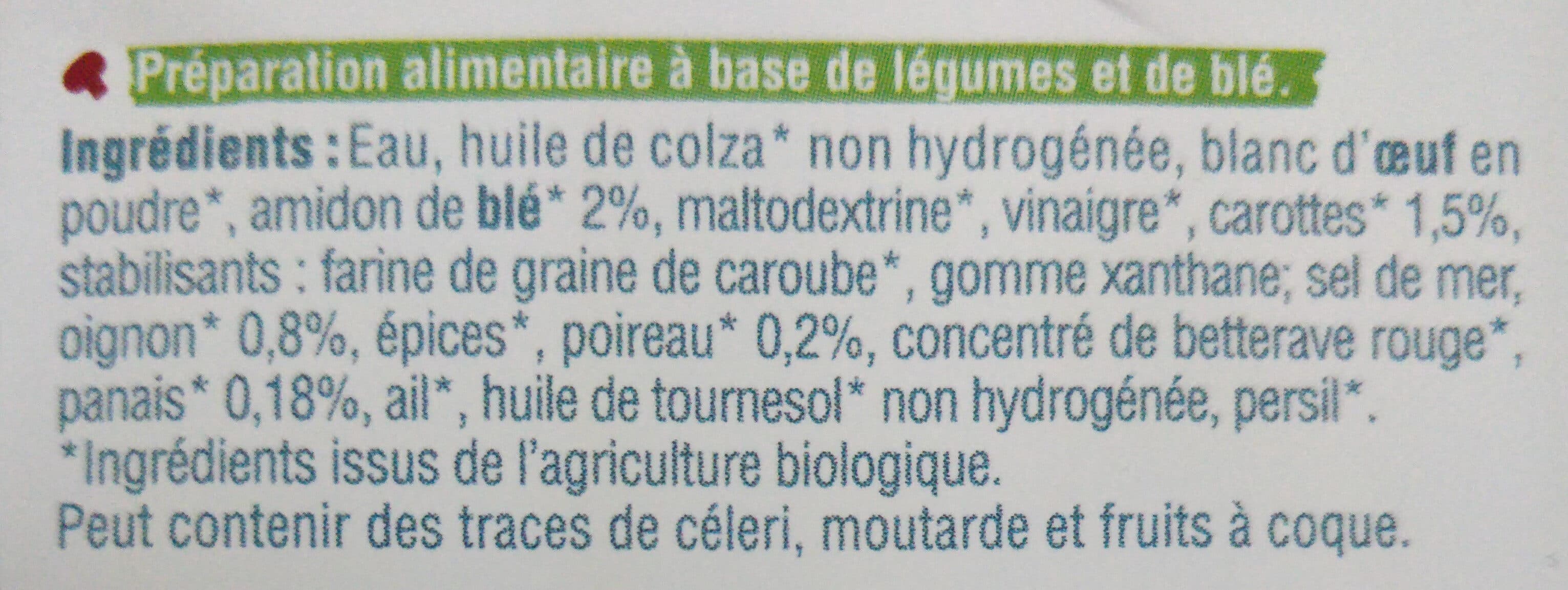 Tartex Knax légumes et blé packshot