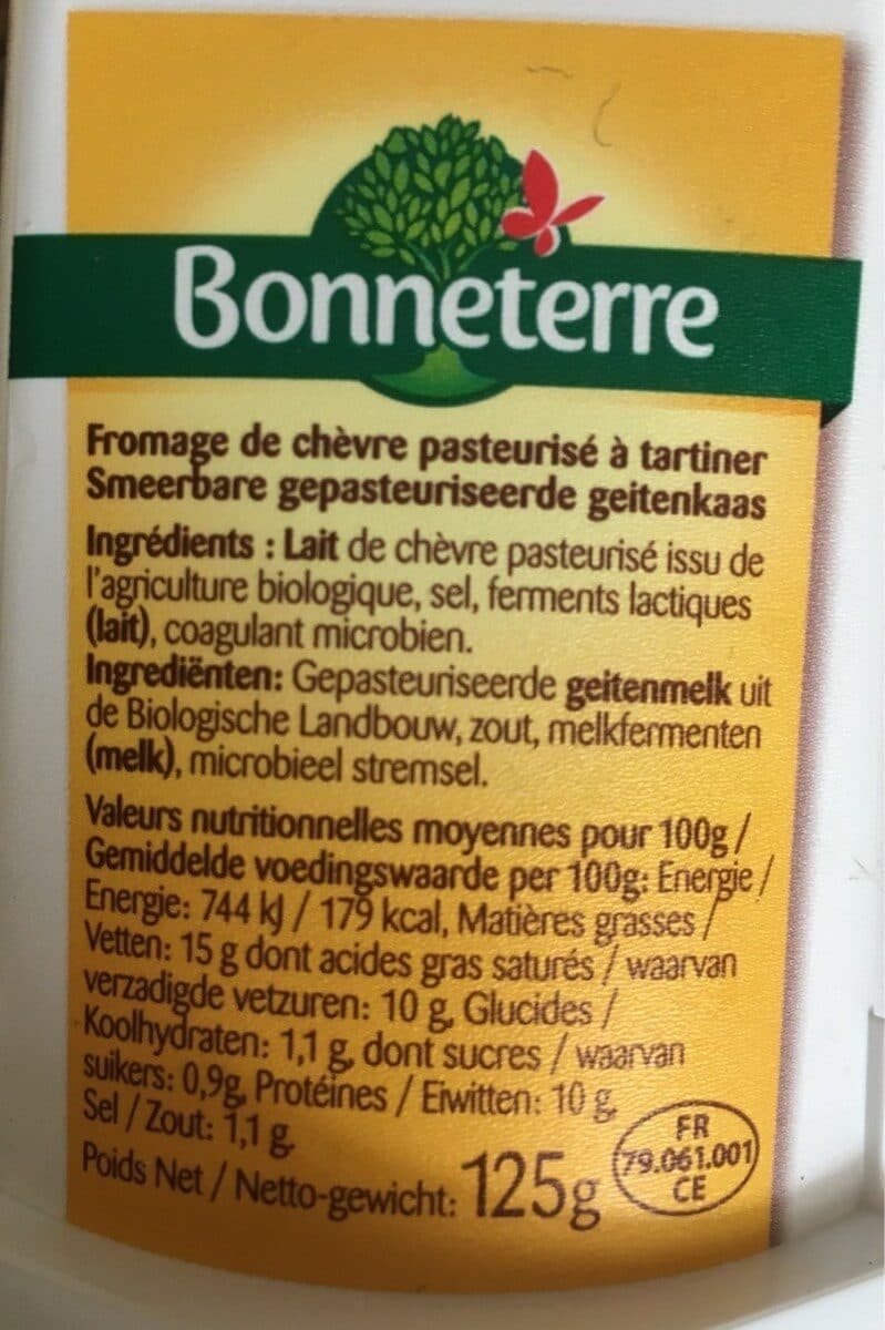Bonneterre PYRAMIDE CHEVRE packshot