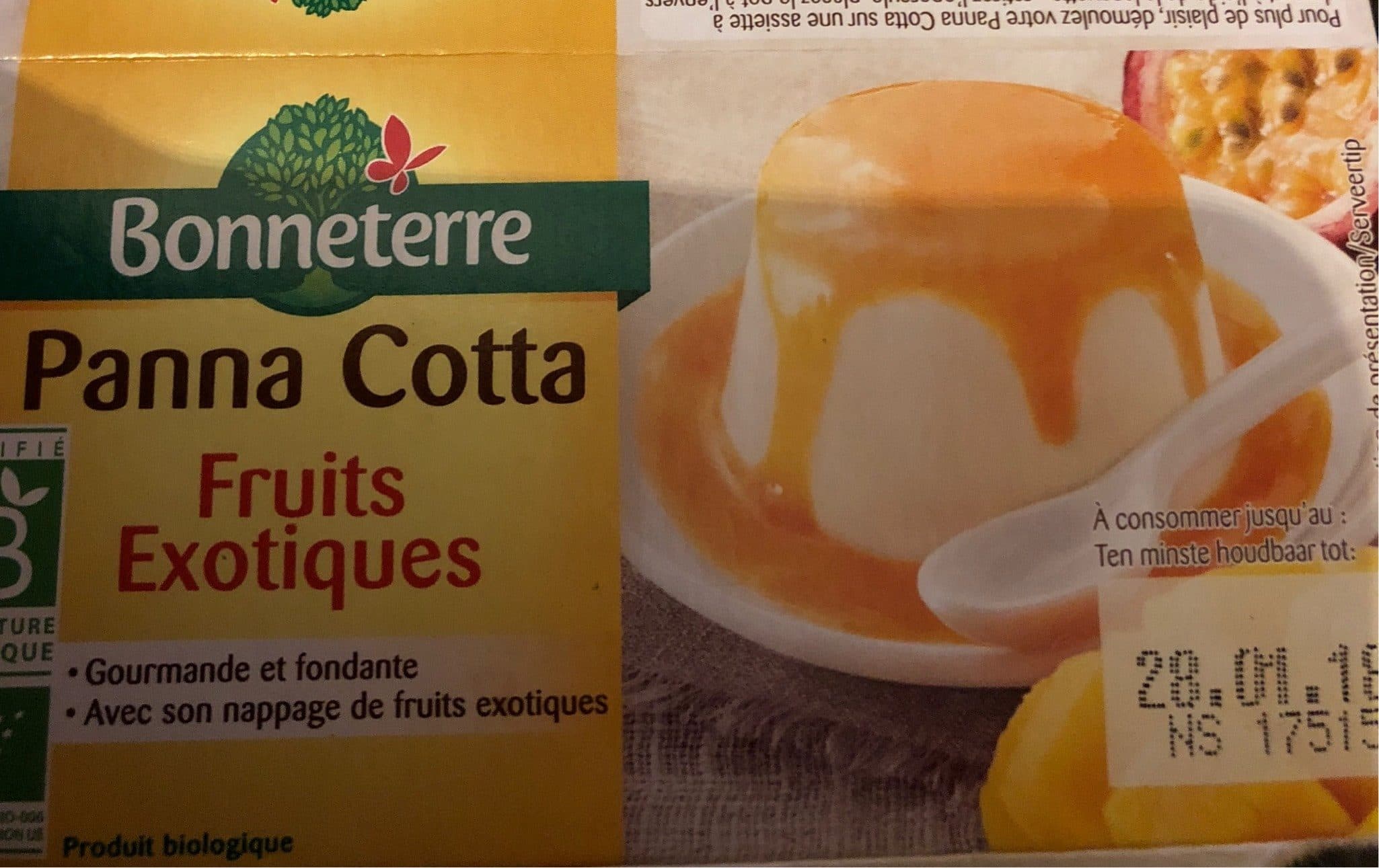 Bonneterre PANNA COTTA NAPPEE FRUITS EXOTIQUES packshot