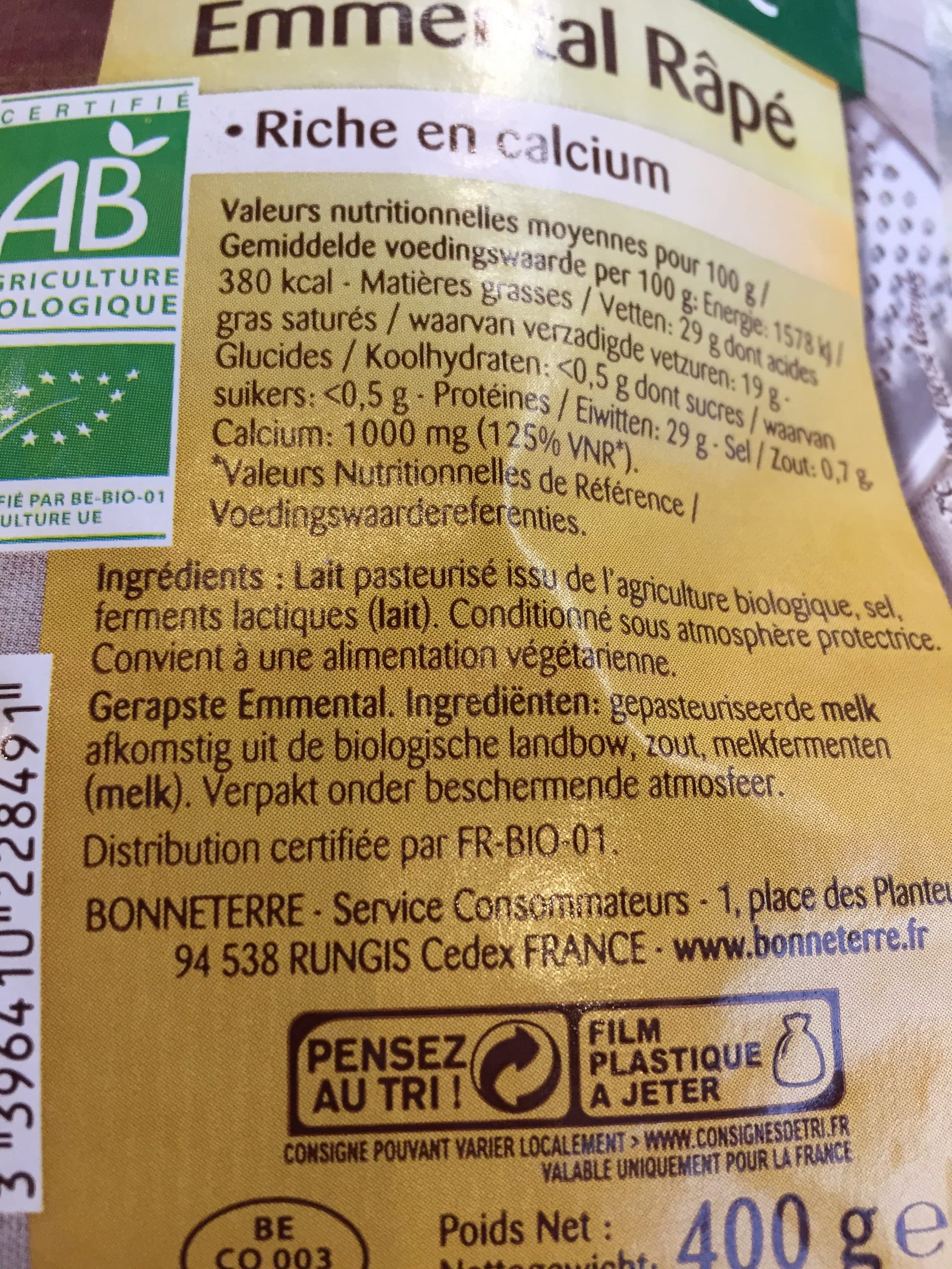 Bonneterre Emmental rape packshot