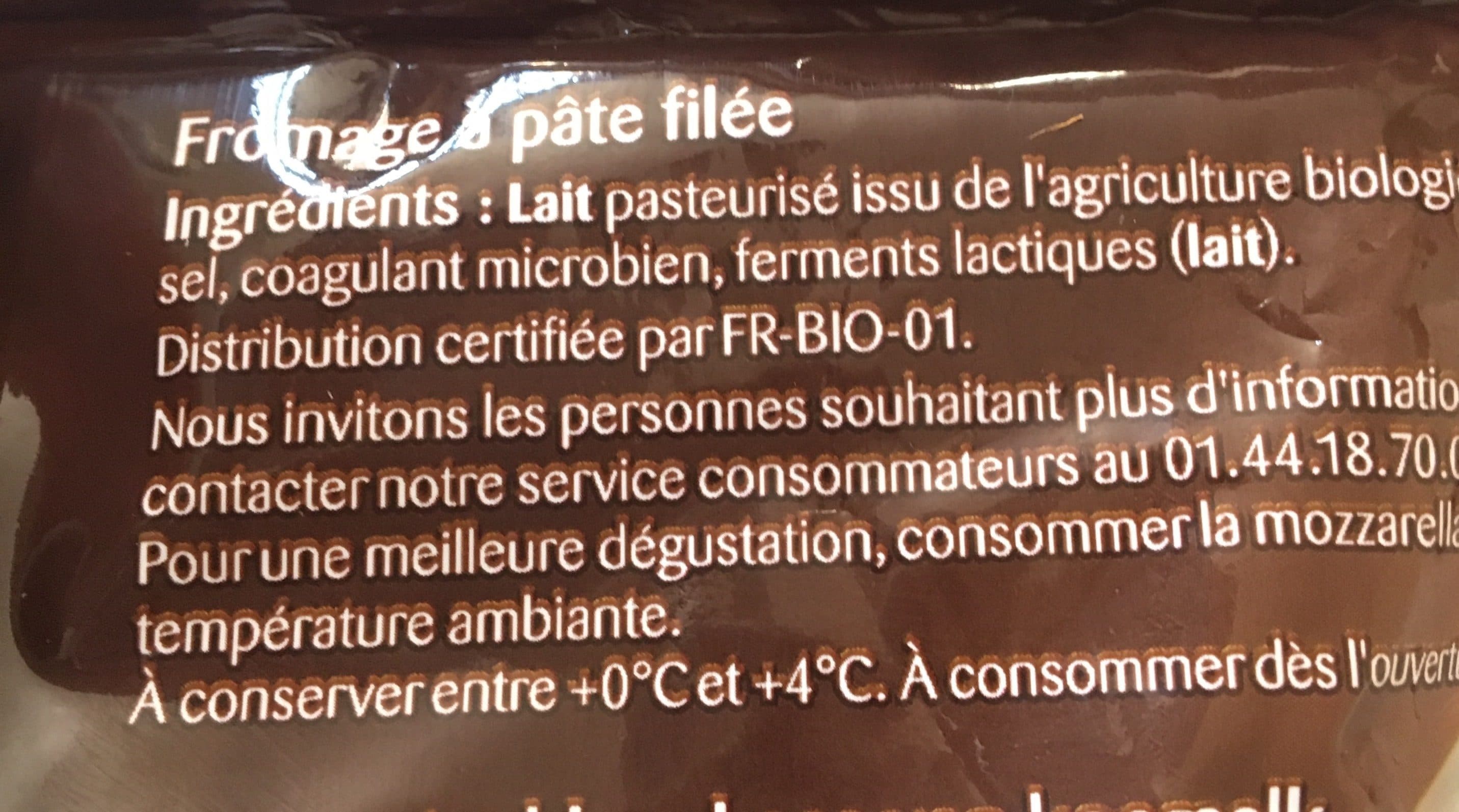 Bonneterre Mozzarella packshot