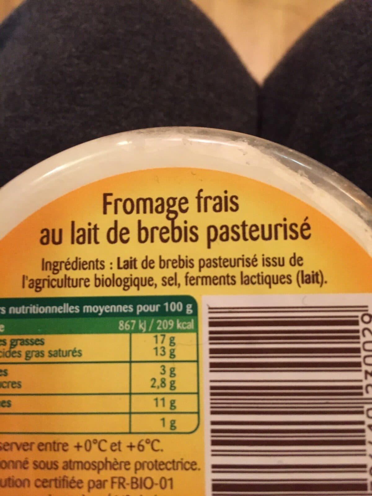 Bonneterre Petit Fromage Frais Brebis packshot