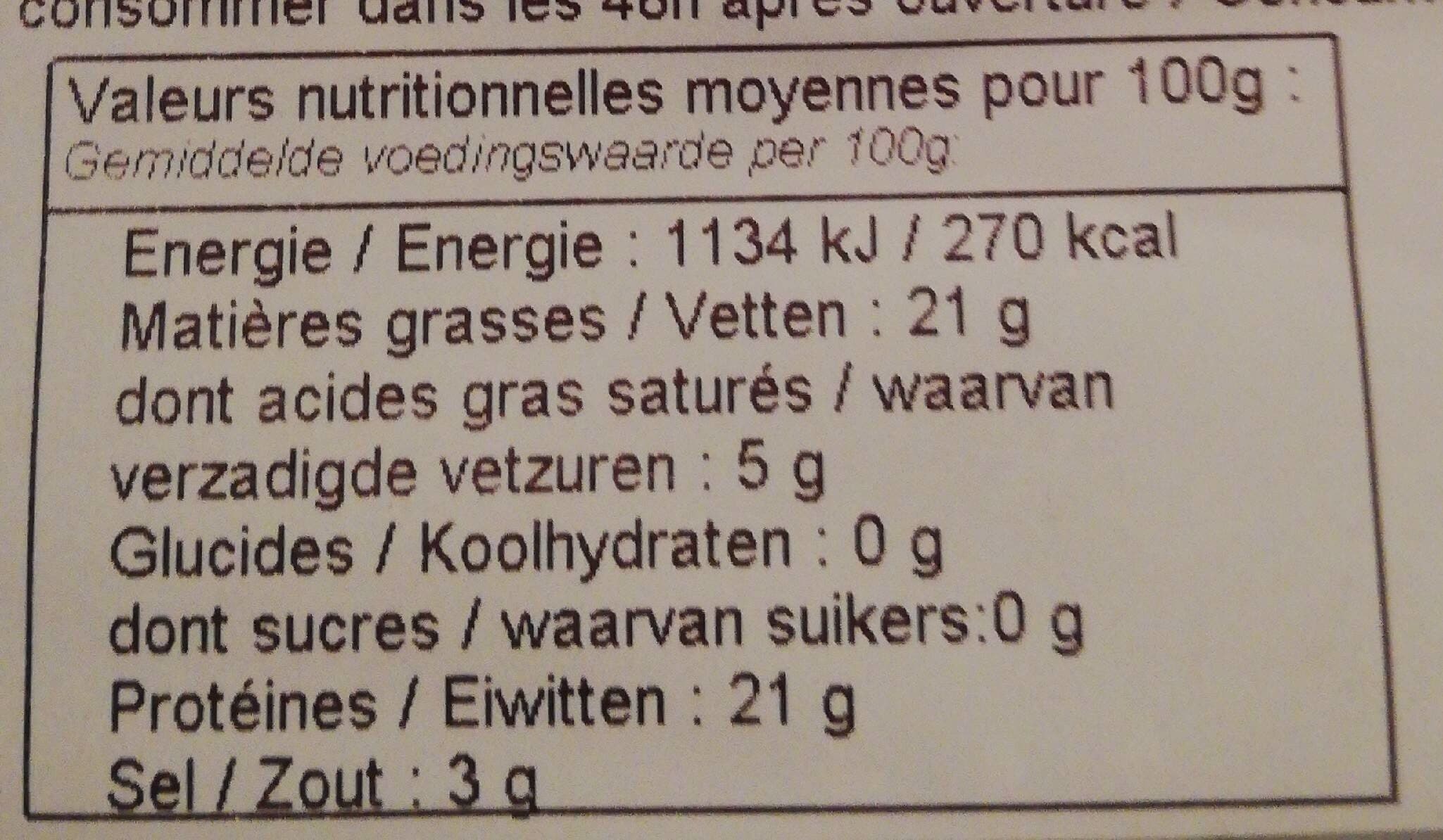 Bonneterre Filet de maquereaux fumes nature packshot