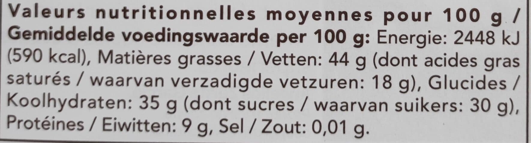 Bonneterre Chocolat noir aux noisettes entières packshot