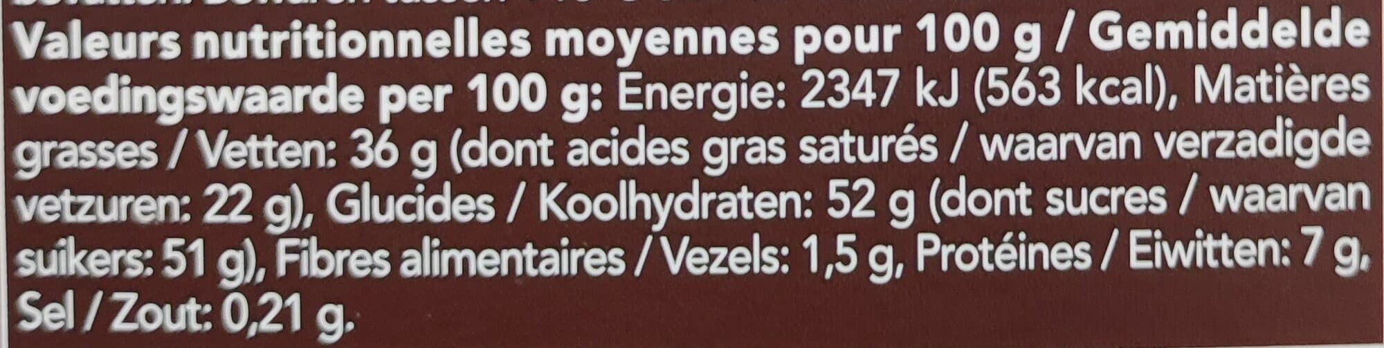 Bonneterre Chocolat Lait Eclats Caramel packshot