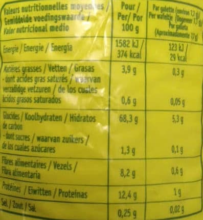 Evernat Galettes Epeautre Riz Son d'avoine packshot