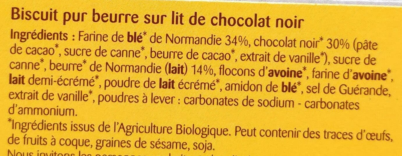 Bonneterre Petit Normand nappé chocolat noir packshot