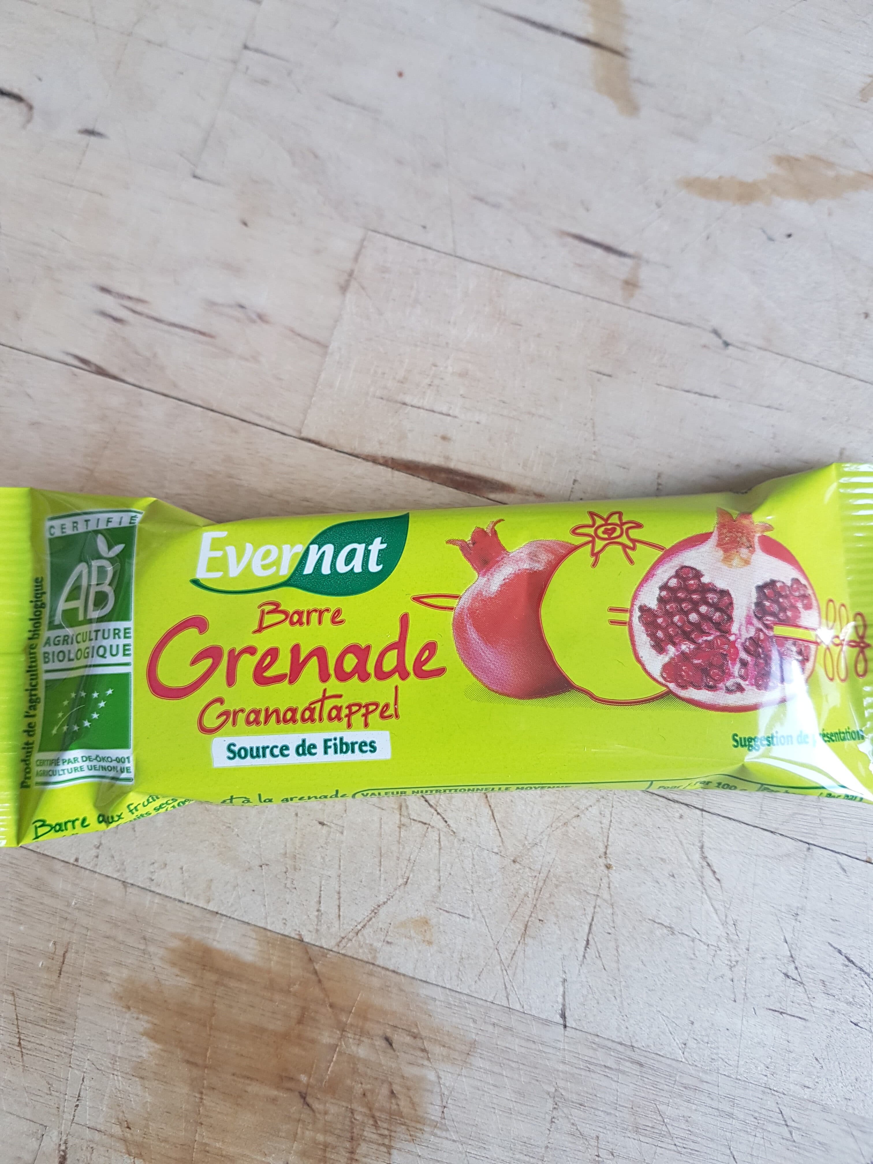Evernat Barre Grenade packshot