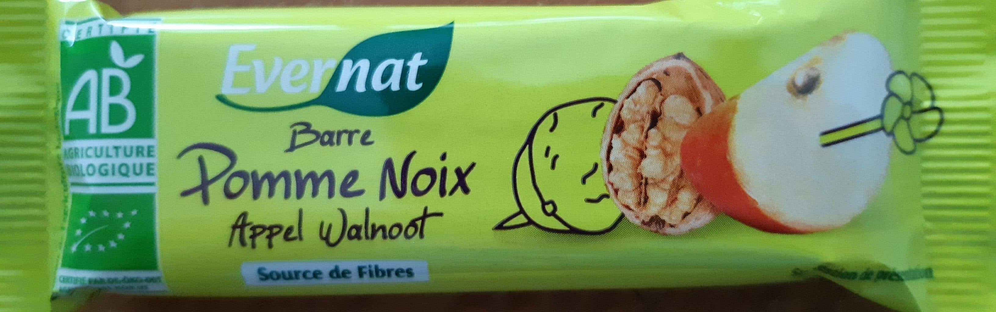 Evernat BARRE POMME NOIX packshot