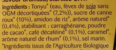 Bonneterre Dessert soja saveur Tiramisù packshot