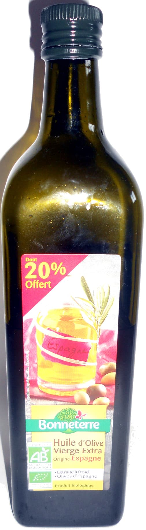 Bonneterre Huile d'Olive packshot
