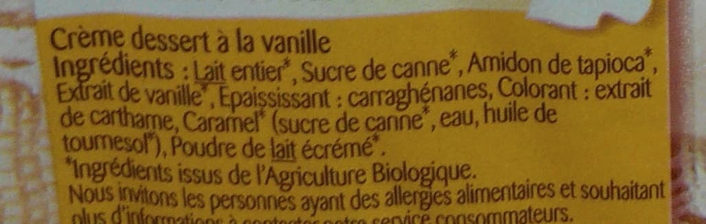 Bonneterre Crème dessert vanille packshot