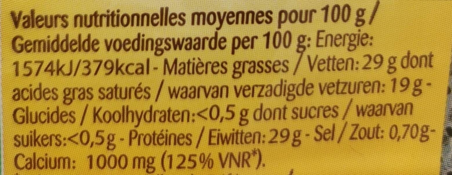 Bonneterre EMMENTAL RAPE AU LAIT CRU packshot