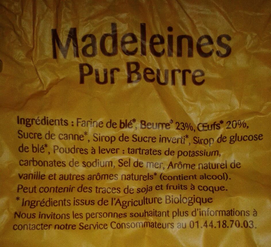 Bonneterre Madeleines Pur Beurre packshot