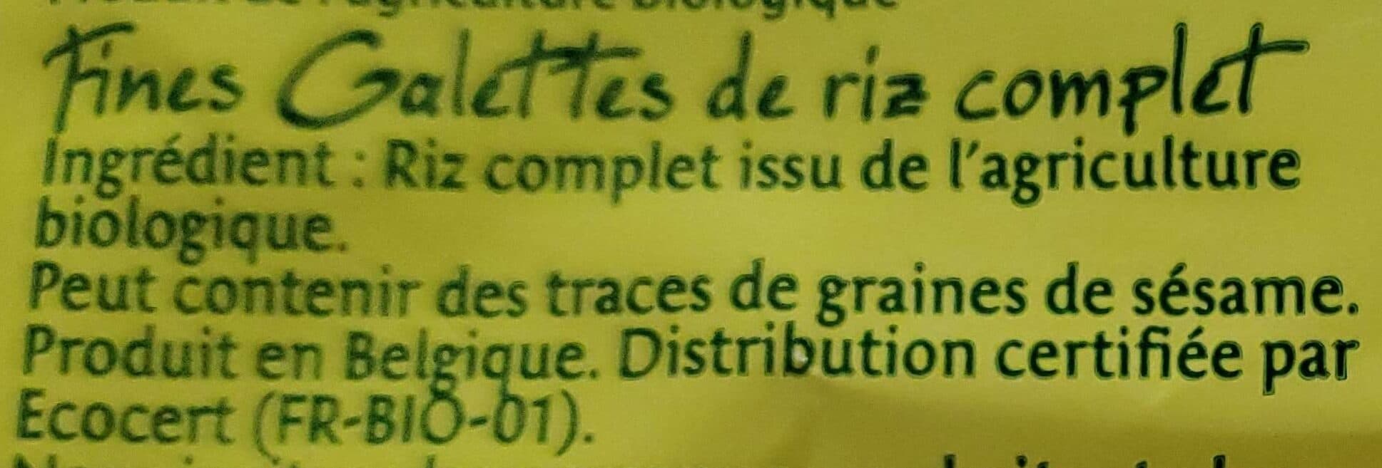 Evernat Galettes De Riz Fines packshot