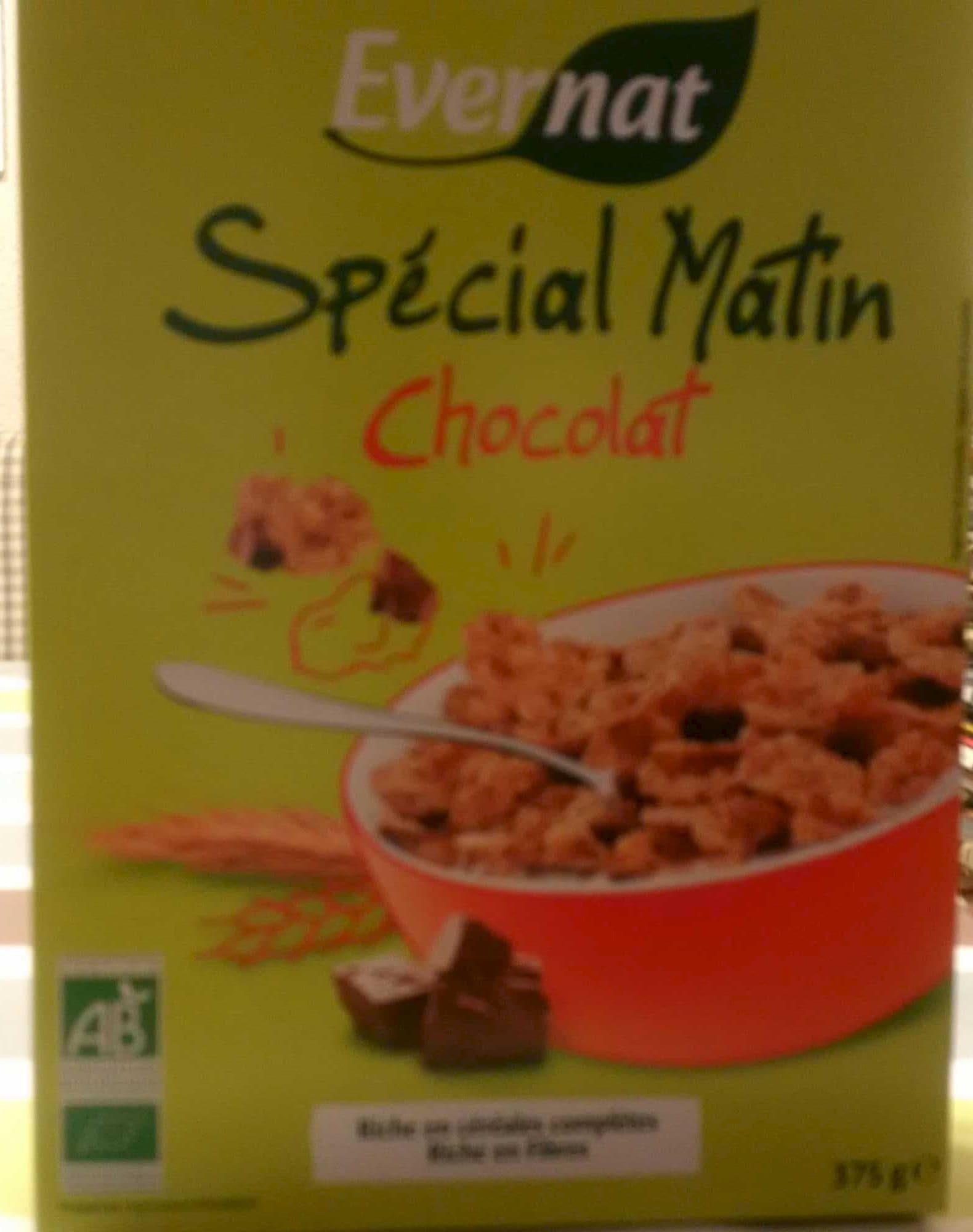 Evernat Spécial Matin Chocolat packshot