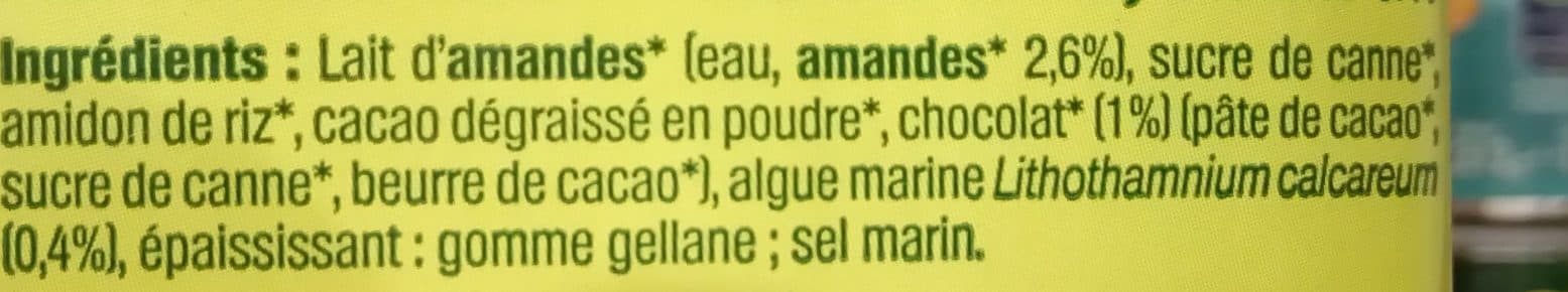 Evernat Douceur Amande Chocolat packshot