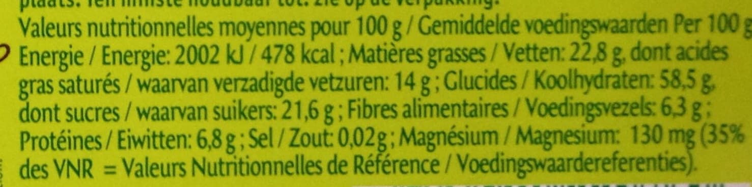 evernat Galettes de riz complet chocolat noir packshot