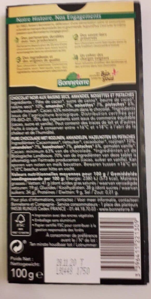Bonneterre Chocolat &quot packshot