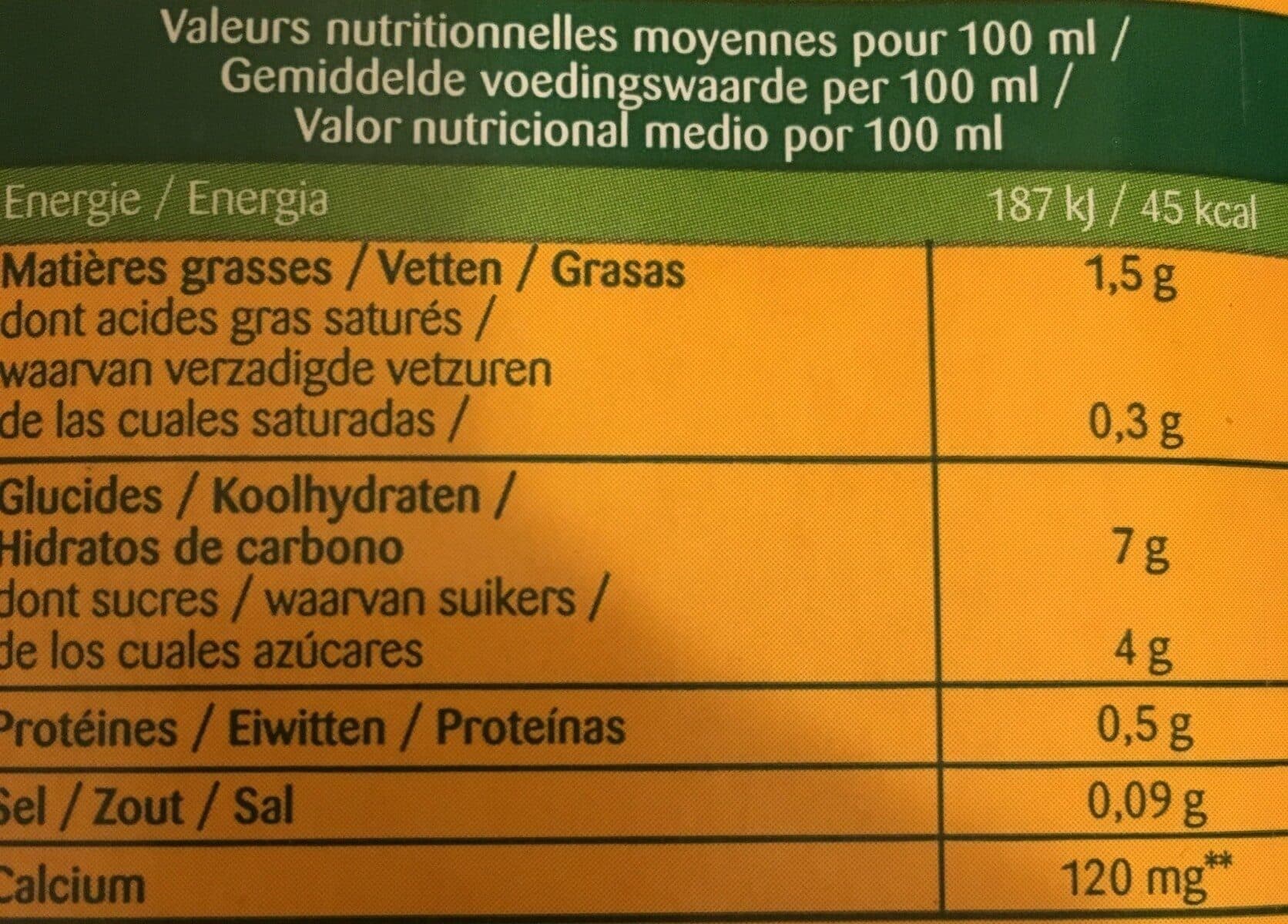 Bonneterre Avoine Calcium packshot
