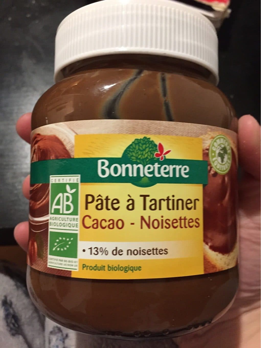 Bonneterre Pâte à tartiner Cacao Noisette packshot