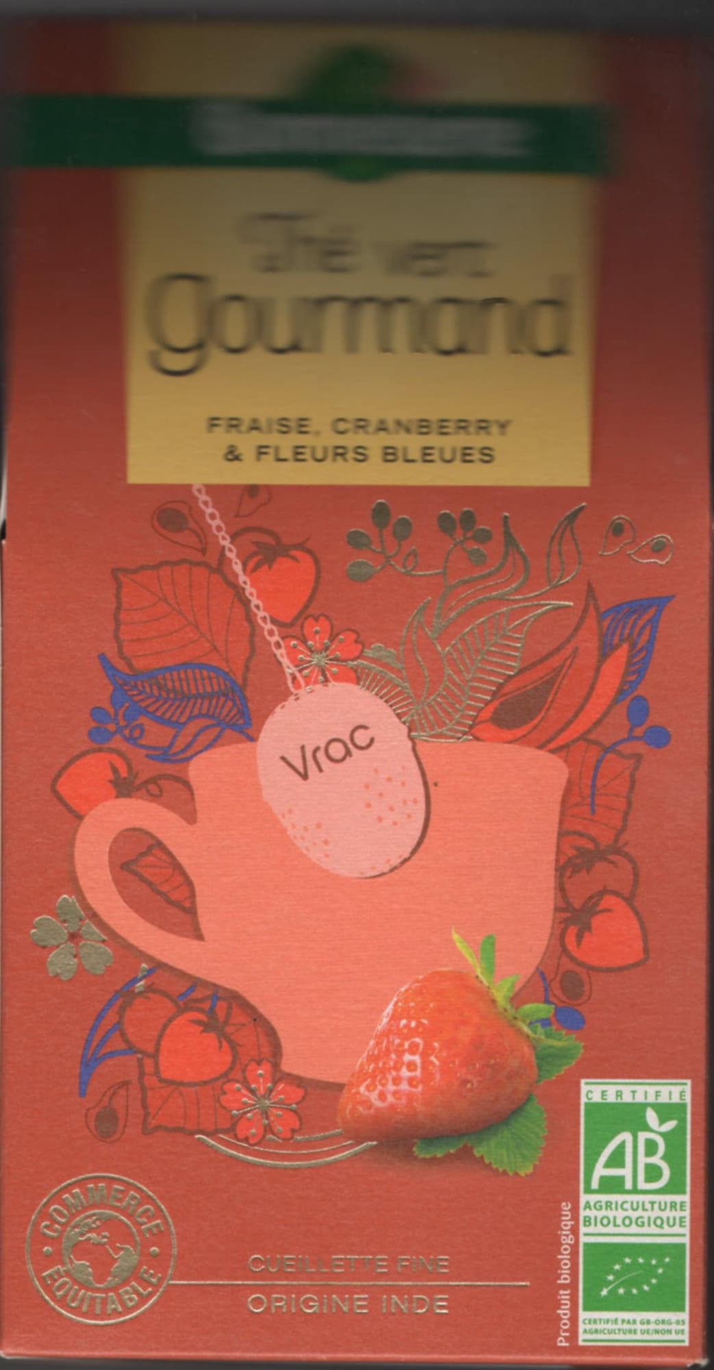 Bonneterre Thé vert gourmand packshot