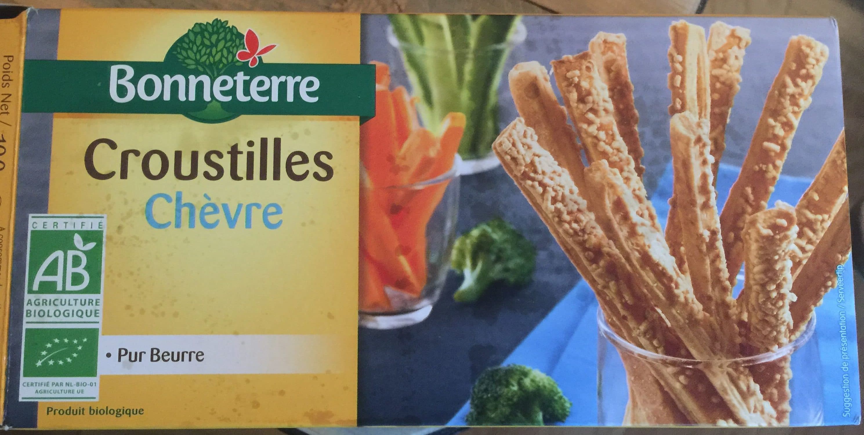 Bonneterre Croustilles Chèvre - Pur beurre packshot