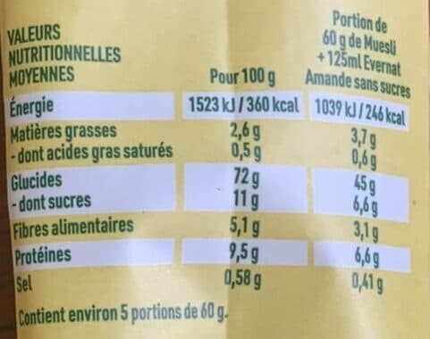 Evernat Muesli Sarrasin Fruits Rge SG packshot