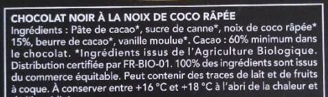 Bonneterre Noir noix de coco packshot