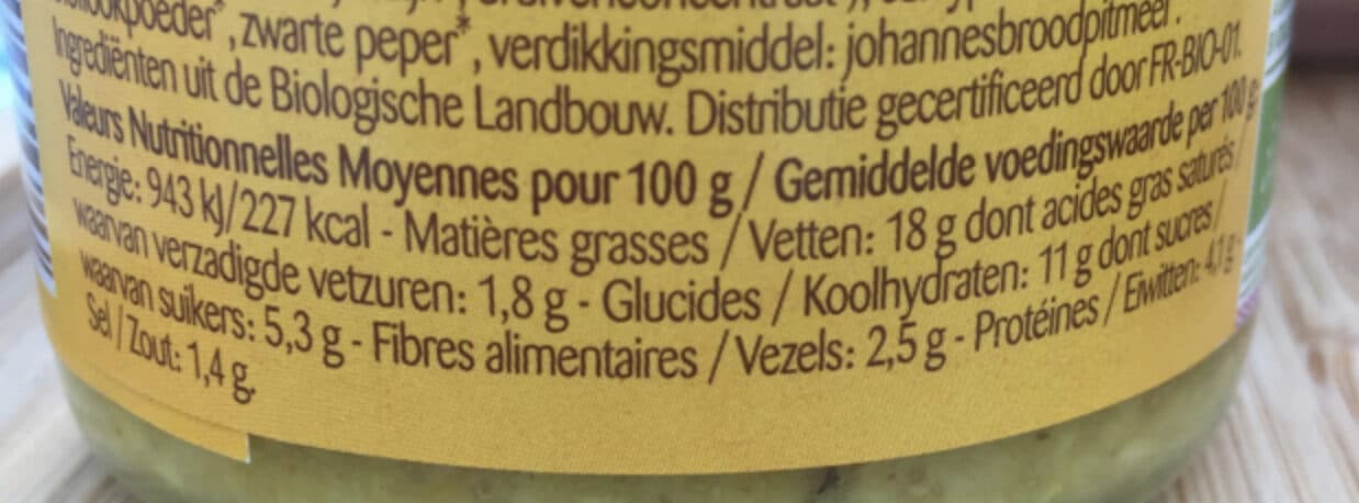 Bonneterre Tartinade de légumes Courgette Curry packshot
