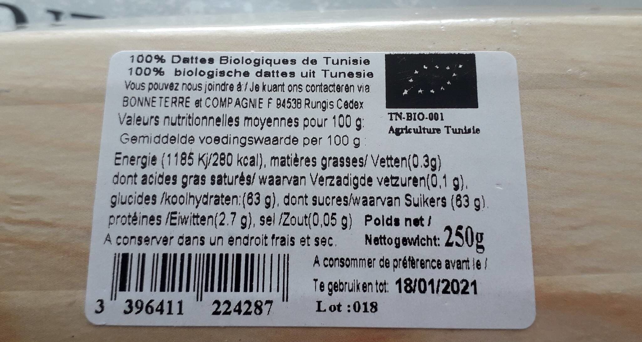 Le Sillon Dattes Deglet packshot