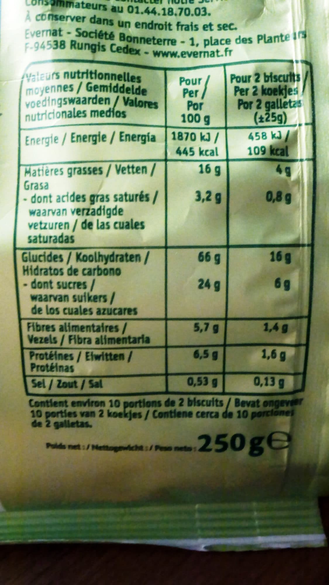 Bonneterre P'tits sablés Chocolat sans gluten packshot
