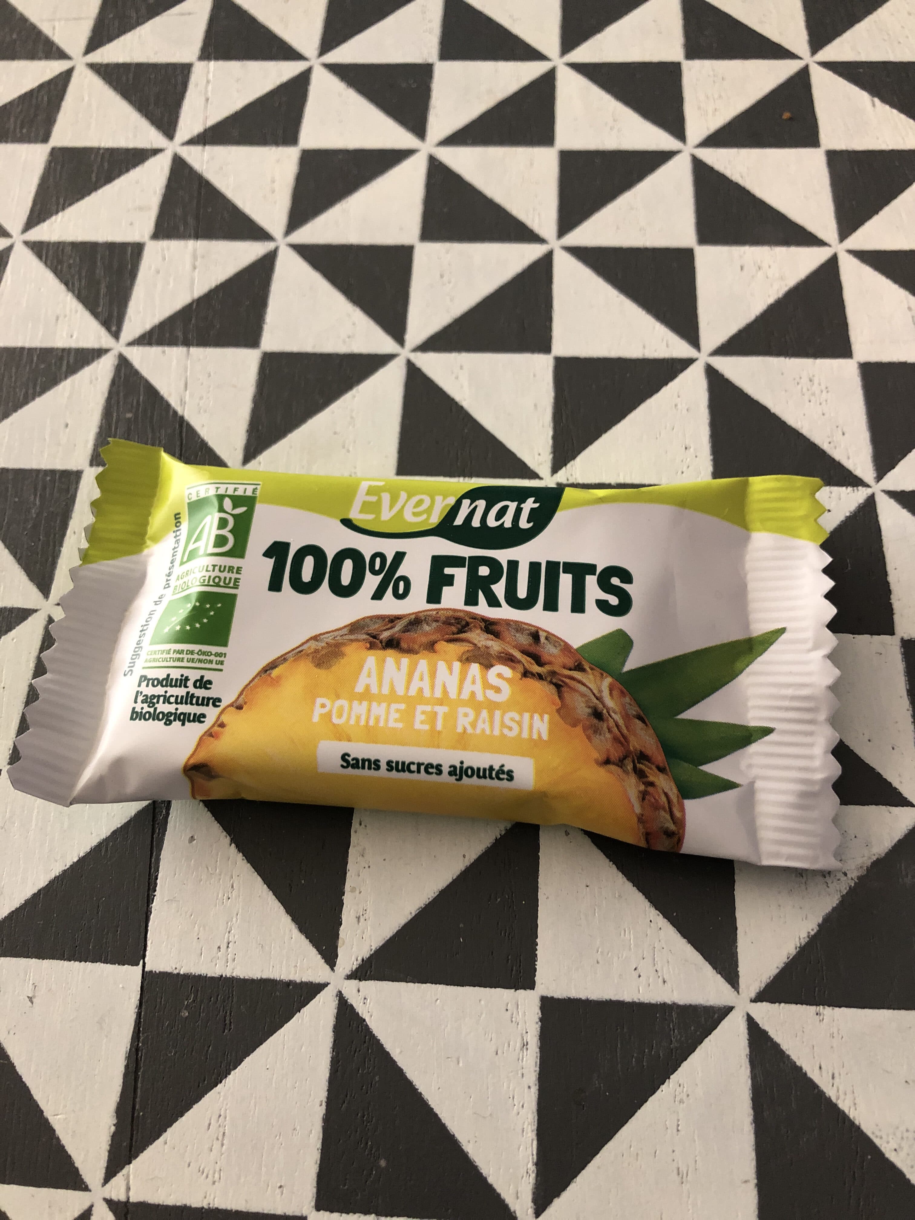 Evernat Barre Fruits Ananas packshot