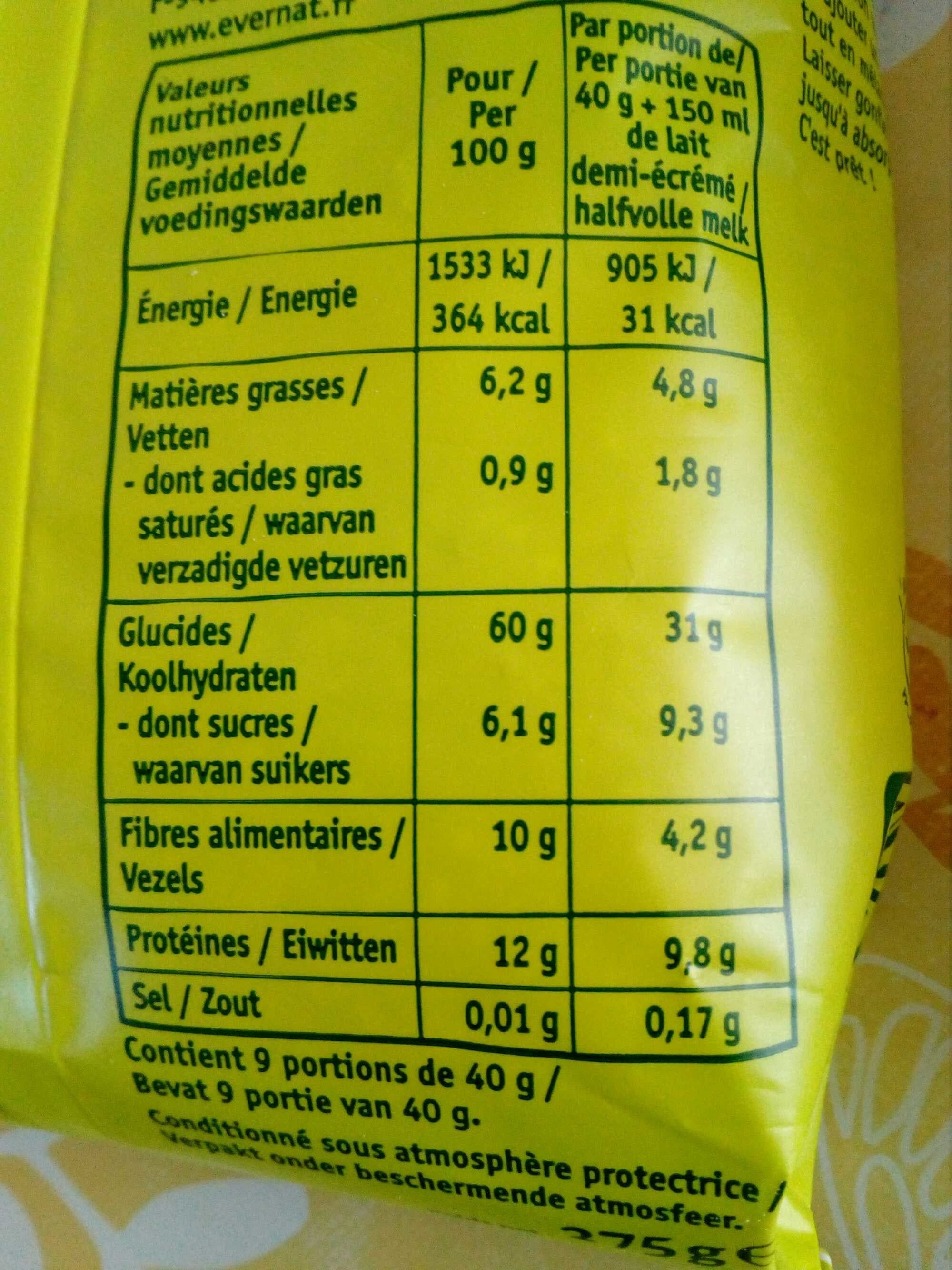 Evernat Flocons De Céréales packshot