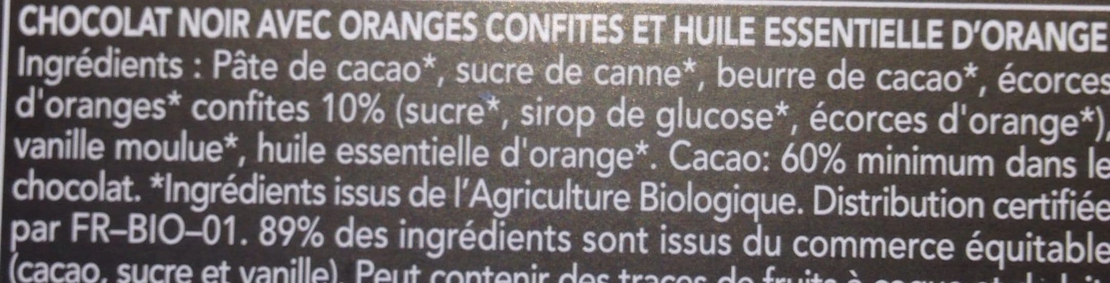 Bonneterre Chocolat noir Oranges confites packshot