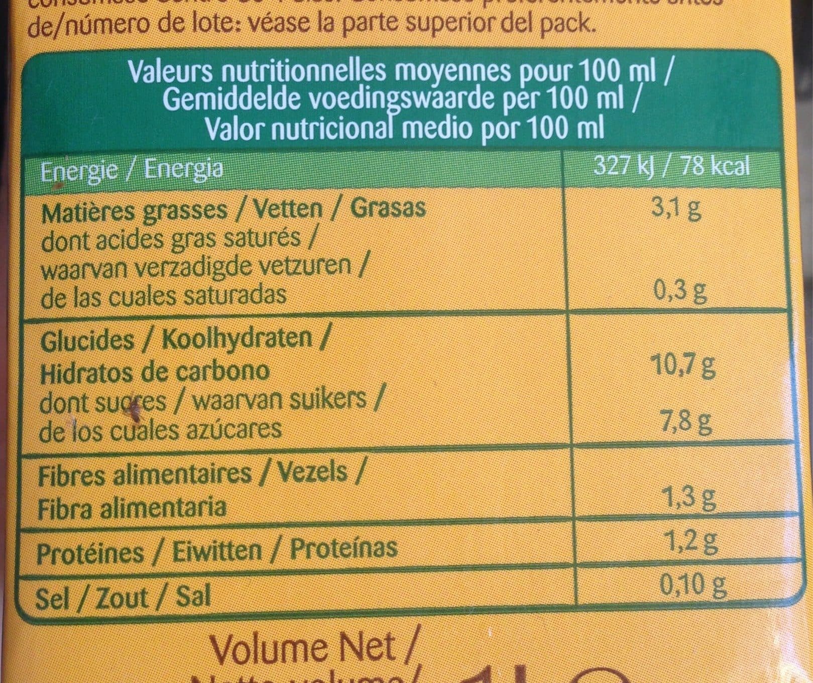 Bonneterre Boisson Riz Epeautre Noisette 1L packshot