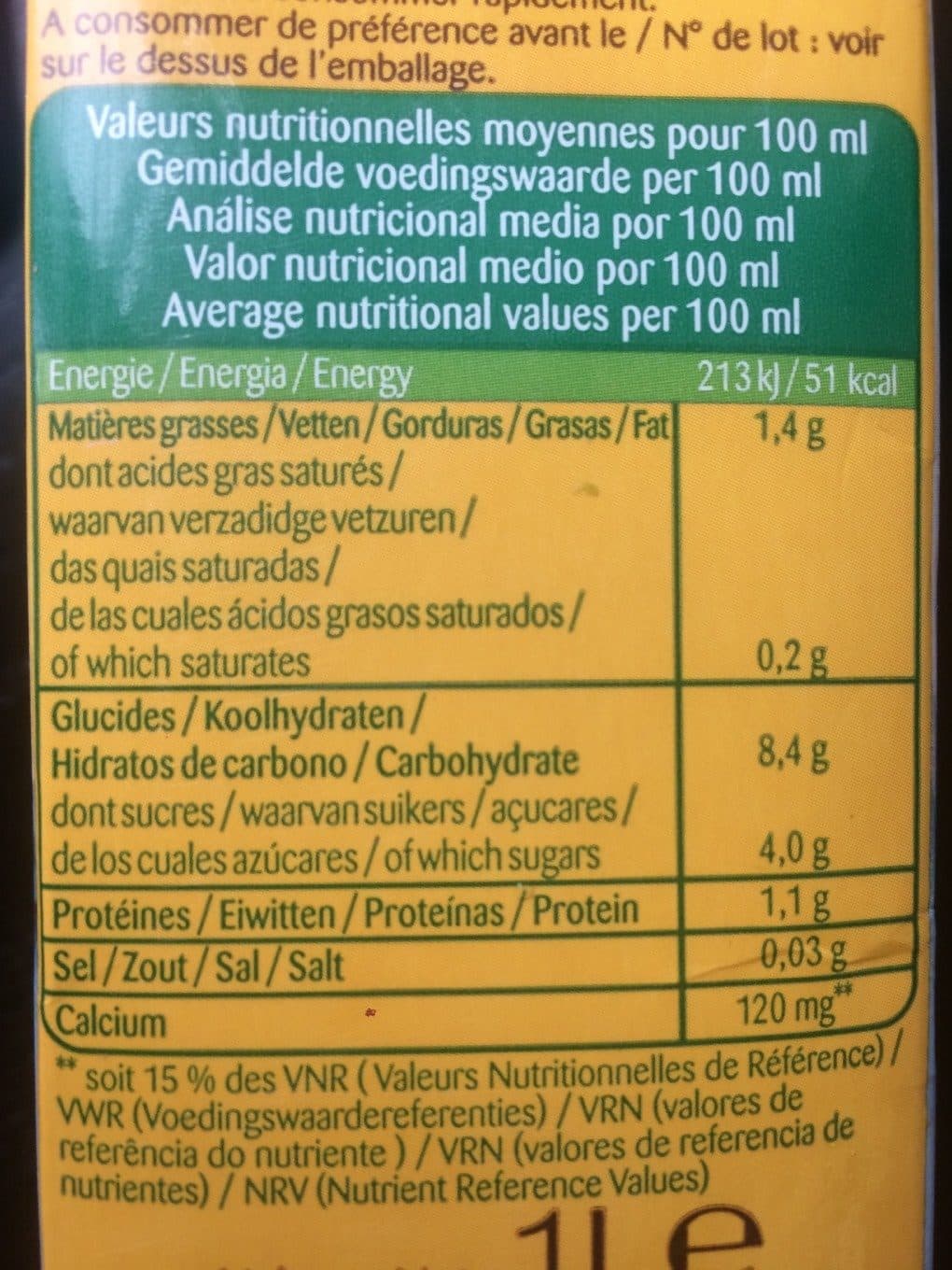 BONNETERRE BOISSON AVOINE CALCIUM packshot