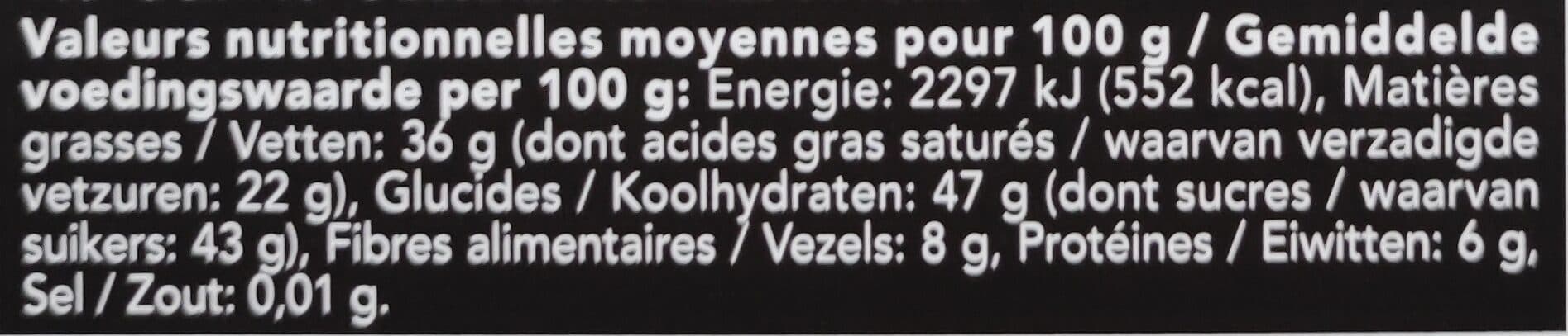 Bonneterre Chocolat Noir aux cristaux de Citron Vert packshot