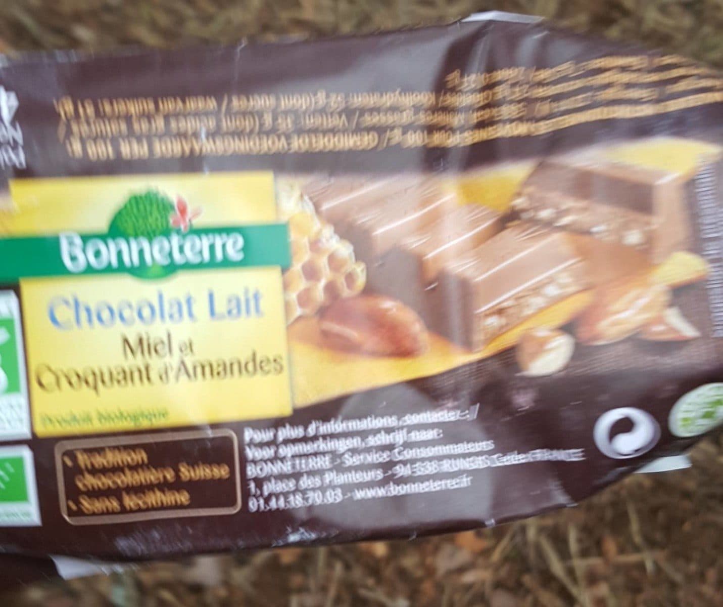 Bonneterre Chocolat lait packshot