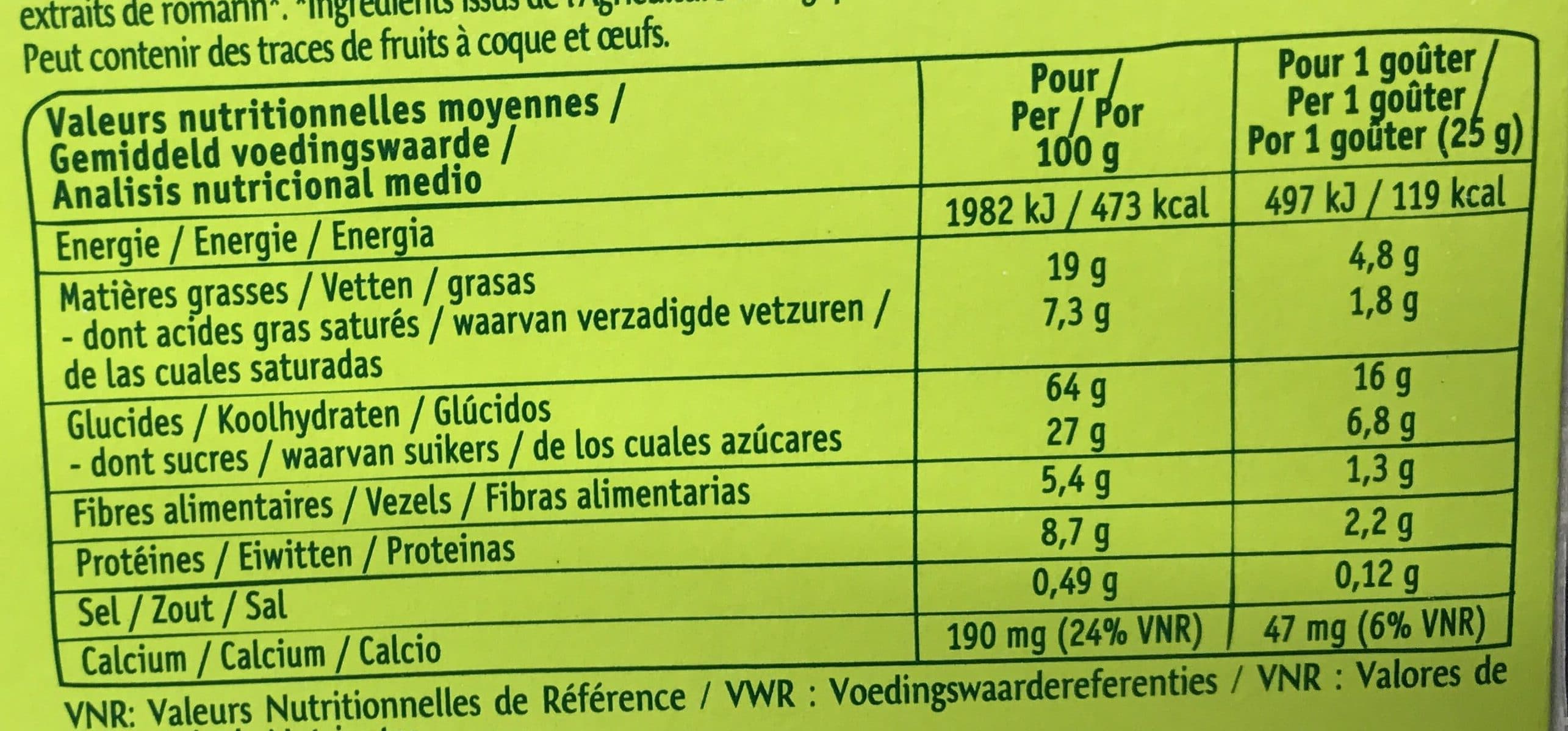 Evernat Goûters Cacao'Lait packshot