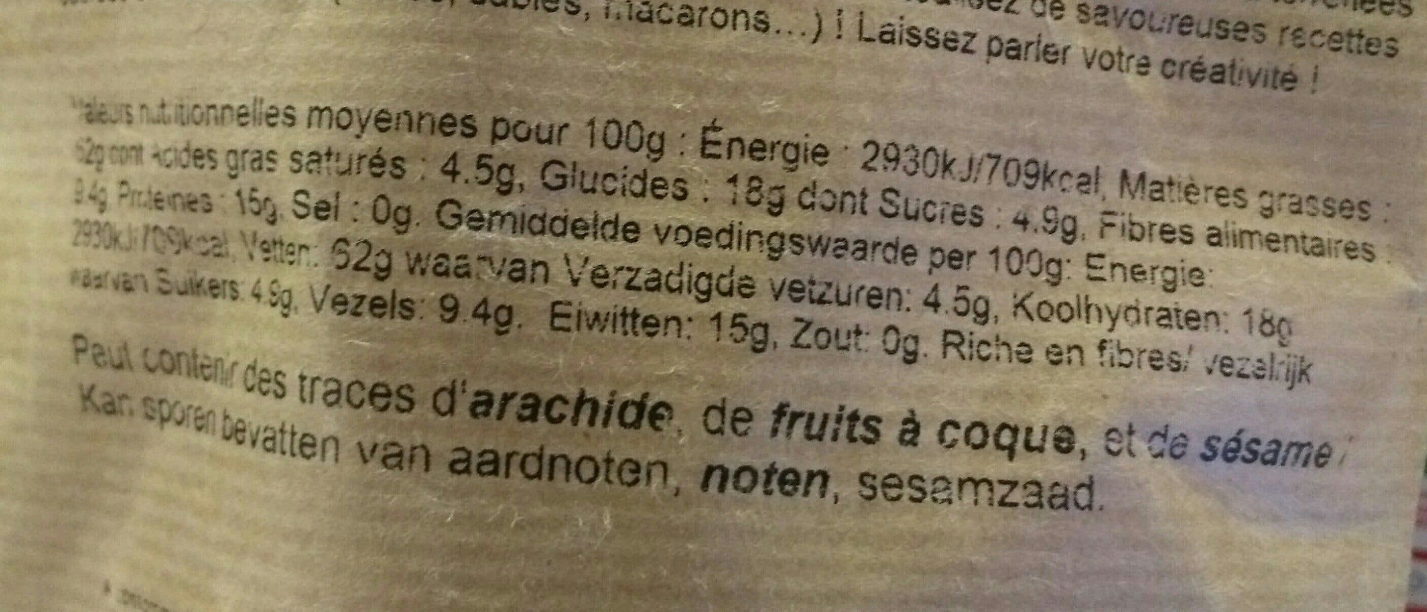 Le sillon Noisettes d'Italie packshot