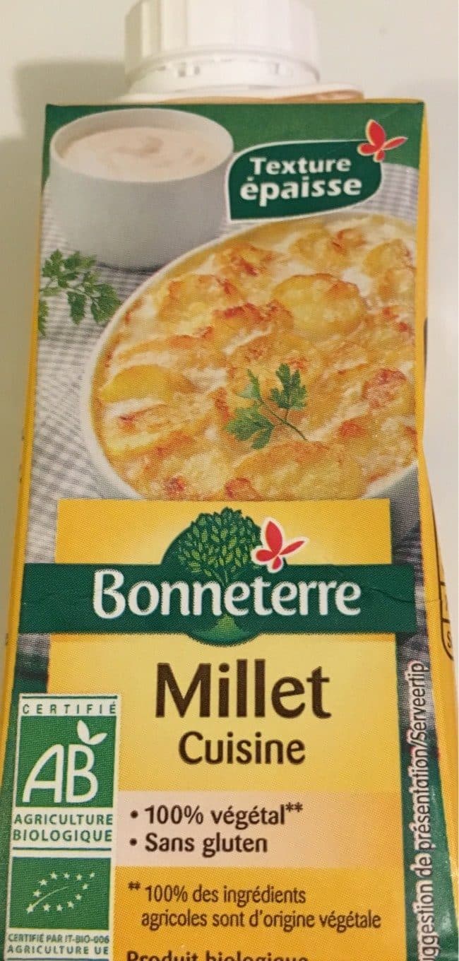 Bonneterre Millet cuisine packshot